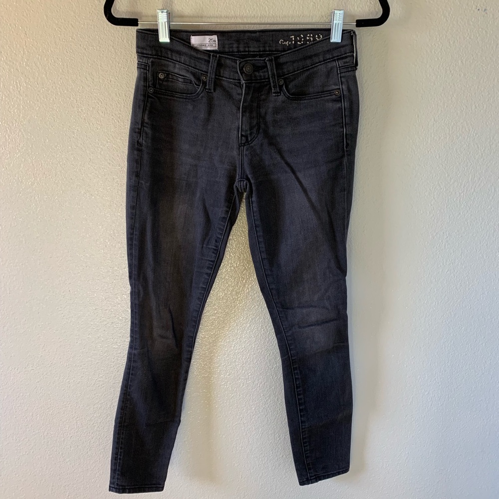 GAP Short Black Jeans Leggings Size 25